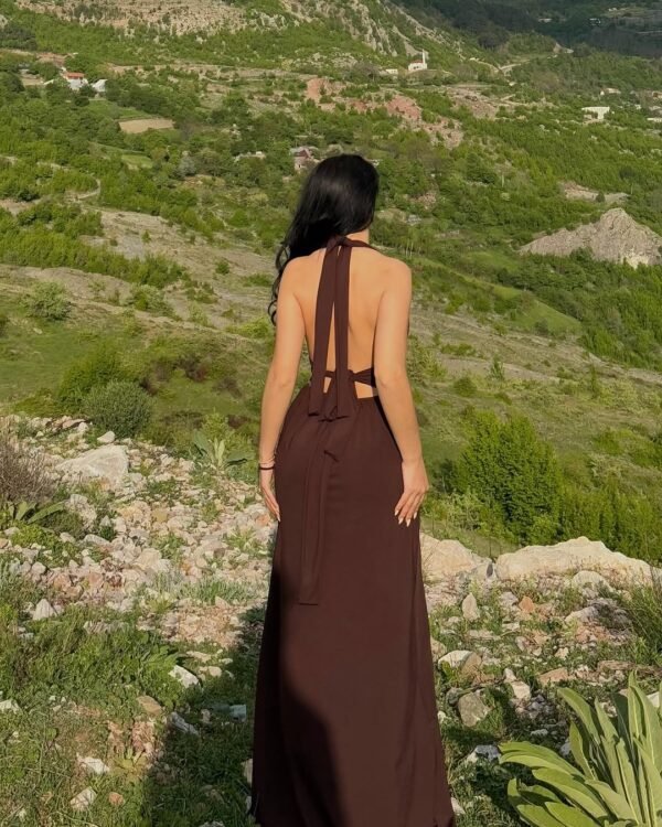 fustan elegant i gjatë
