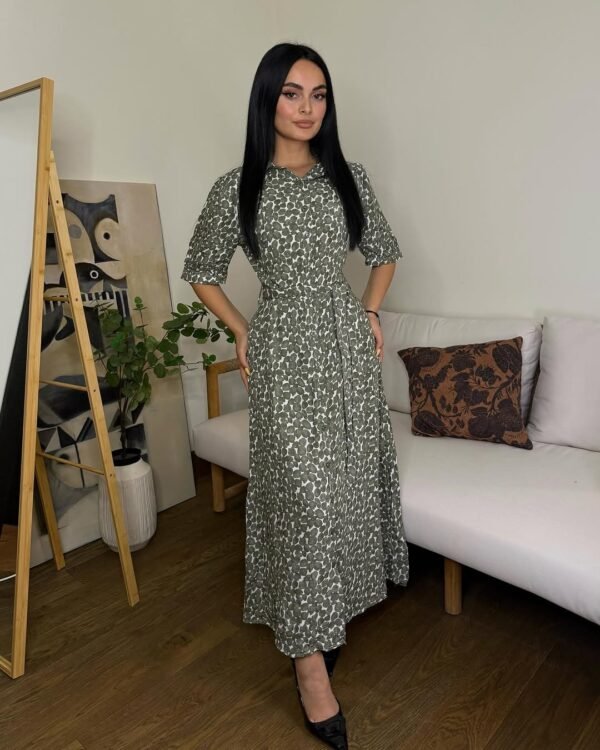fustan i gjatë me print floral