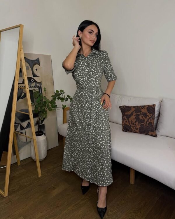 fustan i gjatë me print floral